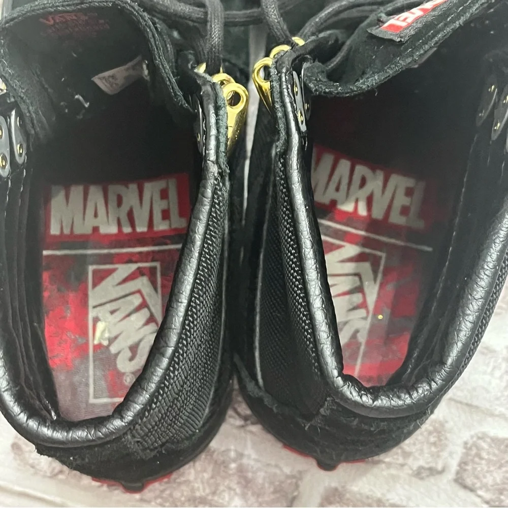Vans x Marvel Sk8 Hi Top Black Panther Sneakers Men’s‎ 6.5 Women’s 8